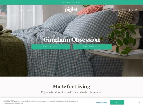 Piglet in Bed US logo